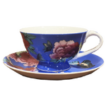 Tea Cup & Saucer Cornflower Blue - Anna Chandler