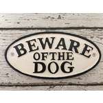Beware of the Dog - Cast Iron Sign - Vintage Style