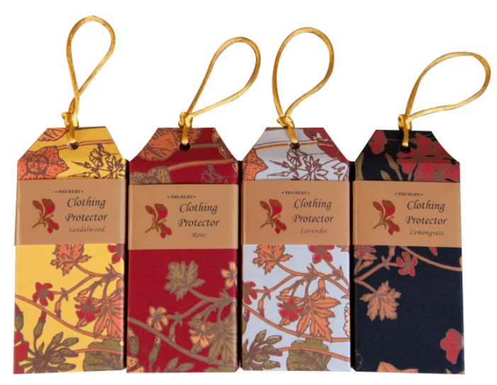 Thurlby Scented AntiMoth Clothing Protector Oriental Design Lemongrass