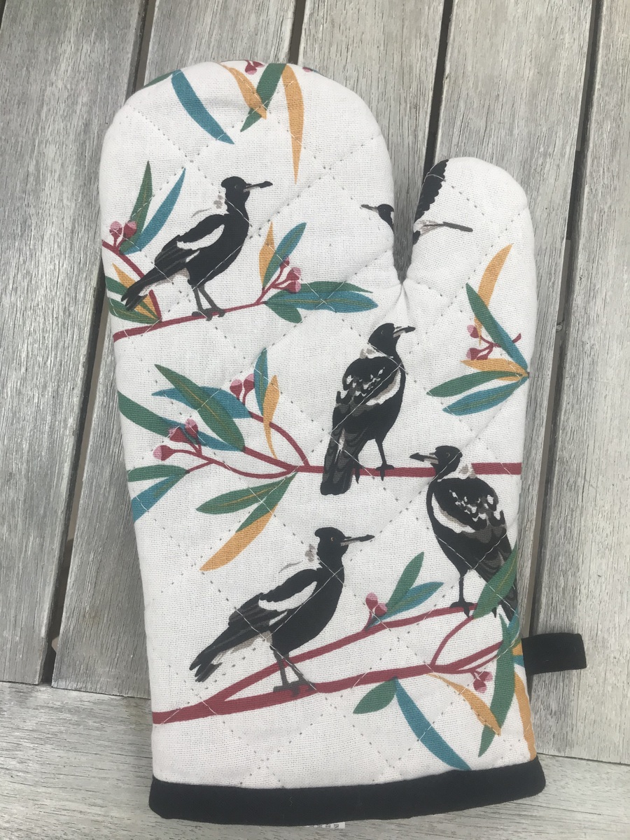 Crow Oven Mitt