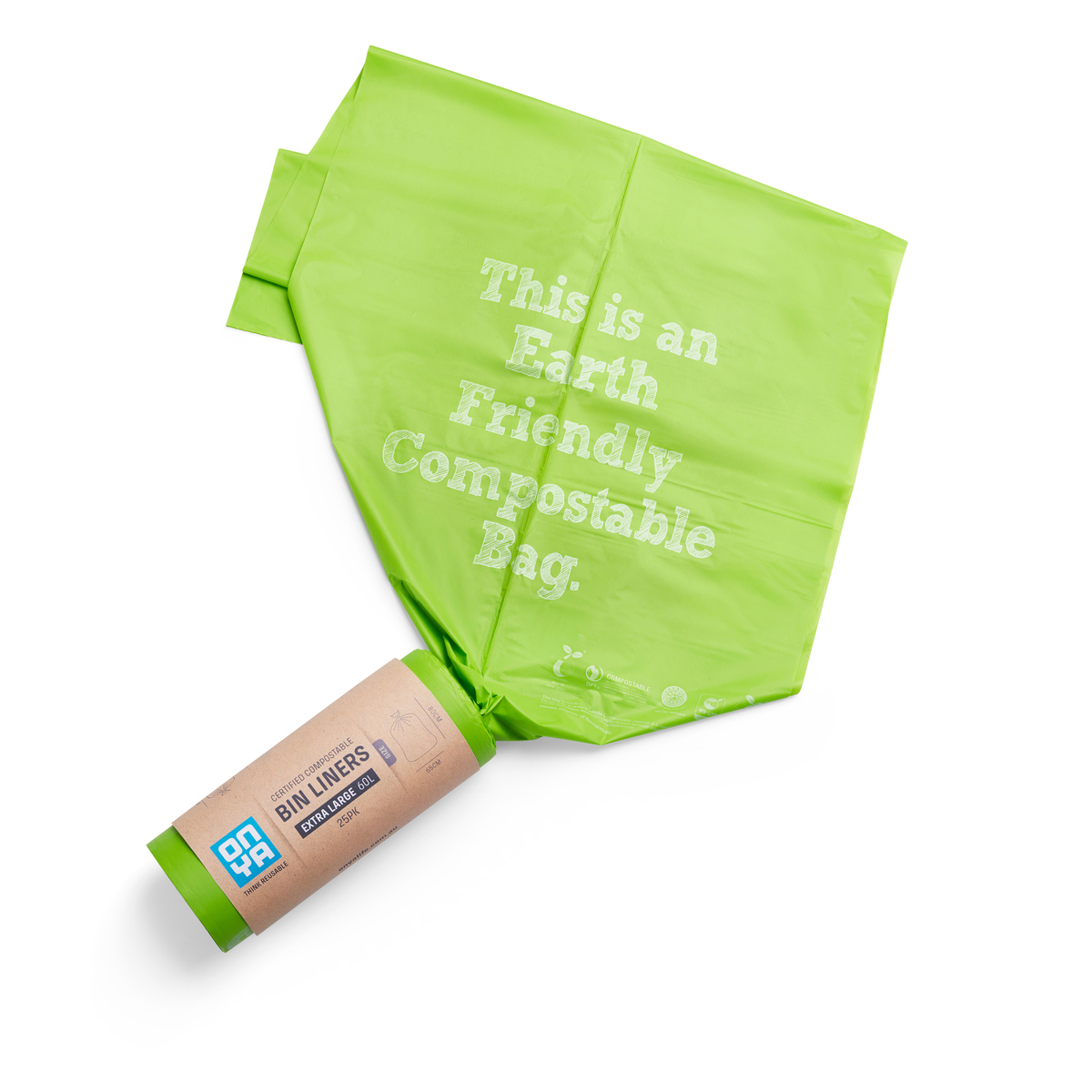 Compostable Bin Liners 60L Onya