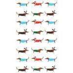 Christmas Dachshunds Dog Cotton Kitchen Tea Towel