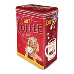 Clip Top Storage Tin - Caffeine Addicted - 1.3L