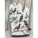 Magpie & Gum Leaves Cotton Oven Mitt Glove 