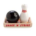 10 Pin Bowling Ball Salt and Pepper Shakers