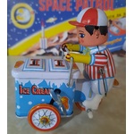 Wind Up Tin Toy - Ice Cream Vendor