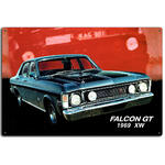 1969 Ford Falcon GT XW - Car Tin Sign