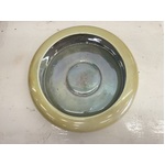 Wembley Ware Float Bowl - Yellow and Blue Lustre Glaze