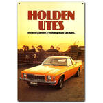 Kingswood Ute - Retro Tin Sign - Holden Memorabilia