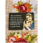 There's Going To Be A Quiz Later - Funny Fridge Magnet - Retro Humour