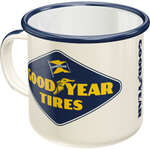 Enamel Good Year Tyres Mug