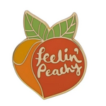Feelin' Peachy Enamel Pin - Erstwilder