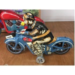 Racing Motorcycle Tin Toy - Wind Up 