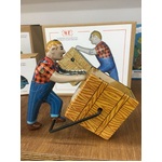 Wind Up Tin Toy - Working Man