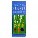 Plant Powered - Vegetarian Fridge Magnet