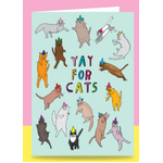 Yay for Cats | Cat Greetings Card | Able And Game