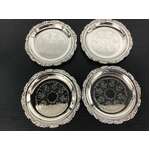 VINTAGE Silver Plate Coasters - Lot of 4