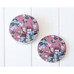 Ceramic Coaster Set of 4 - Australian Native Florals - Blush