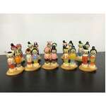 VINTAGE Burmese Wooden Dolls - Kokeshi Style - Lot of 10 Pairs