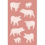 Pig Tea Towel - 100% Cotton