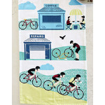 Cycling Tea Towel - Cotton