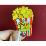 Pop It Like It's Hot Enamel Pin | Erstwilder | Liz Harry June 2021