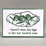 I Haven't Been This High In Like 400 Years - Funny Fridge Magnet - Cherubs 