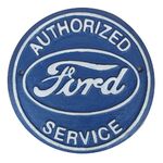 Cast Iron Ford Service Sign - 19.5 cm
