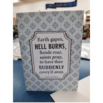 Greeting's Card - Hell Burns - Made In WA Blue