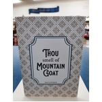 Greeting's Card - Smell of Mountain Goat - Made In WA Brown