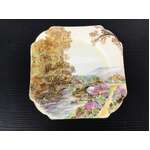 Shelley Bone China Side Plate - Heather - Square 