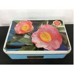 VINTAGE Cadbury Biscuit Tin - Pink Camelia Design 