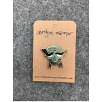 I Love Willies Enamel Pin | Bridget Farmer | Willie Wagtail