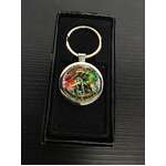Shifting Gears Drinking Beers Dirt Bike Metal Keyring | Retro Keychain