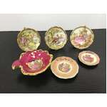 VINTAGE Limoges France Miniature Plates | Lot of 5 | Monarch | Meissner