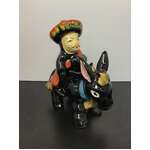 MCM Mexican Man & Donkey Ornament | Made in Japan | 13 cm Tall 