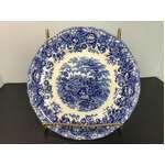 VINTAGE Alfred Meakin Romance Blue & White Plate | 19.5 cm 
