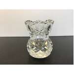 Vintage Thistle Vase | Etched Floral |  6.5 cm Tall