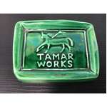 VINTAGE Royal Cauldon Tamar Works Pottery Dish | Green