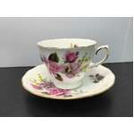 VINTAGE Royal Vale Tea Cup Duo | Pink Floral 