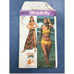 Simplicity 6402 Sewing Pattern - Super Jiffy Bikini and Sarong Skirt - 12-14 Miss