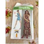 VINTAGE Simplicity 9824 Sewing Pattern - Misses' Super Jiffy Dress Size 14