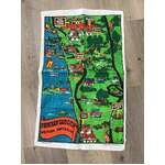 VINTAGE Yanchep Western Australia Souvenir Tea Towel 