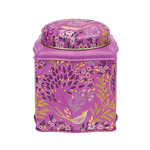 Tea Caddy Tin - Sara Miller Haveli Design - Pink Floral 