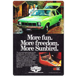 Holden Sunbird - Retro Tin Sign - 20 x 30 cm