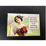 Can't Shake This Feeling - Funny Fridge Magnet - Retro Humour