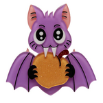 Fruit Bat Attack! Brooch - Erstwilder - Cute & Spooky By Mimsy
