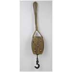 Display Cast Iron Pulley & Hook - Hemp Rope - Plant Holder