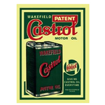 Castrol Oil Tin Sign - 40 x 30 cm - Petrol Fuel Oil Memorabilia