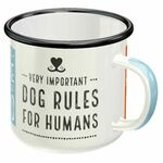 Enamel Mug - Dog Rules - Nostalgic Art